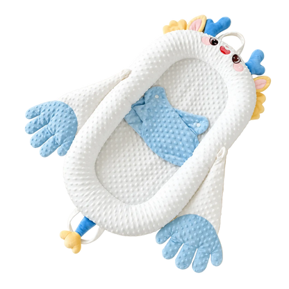 Cozy Baby Lounger in Cloud Blue