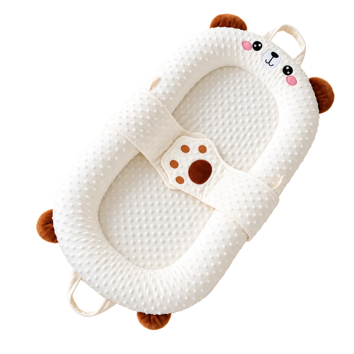 Cozy Baby Lounger in Cocoa Brown