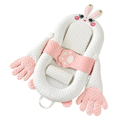 Cozy Baby Lounger in Blush Pink