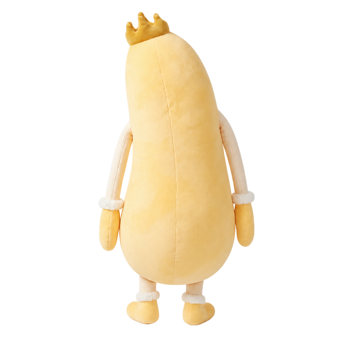 Monty the Mango plush pillow, back view