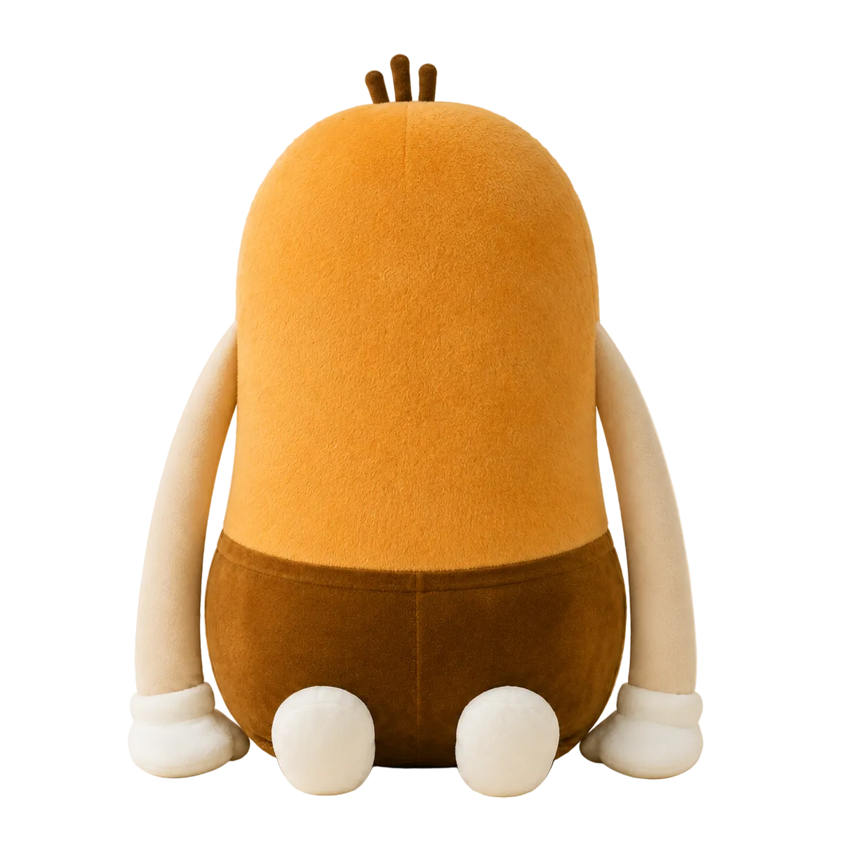 Spud the Potato plush pillow, back view