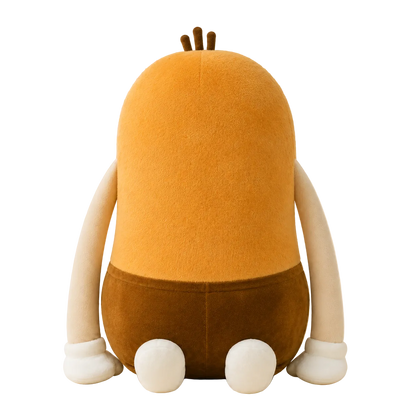 Spud the Potato plush pillow, back view